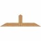 Ekena Millwork Portland Smooth Timber Gable Bracket, Western Red Cedar, 60"W x 17"H x 1 1/2"D x 5 1/2"F, 7/12 Pitch GBW060X17X0206POR00SWR - alternate 1